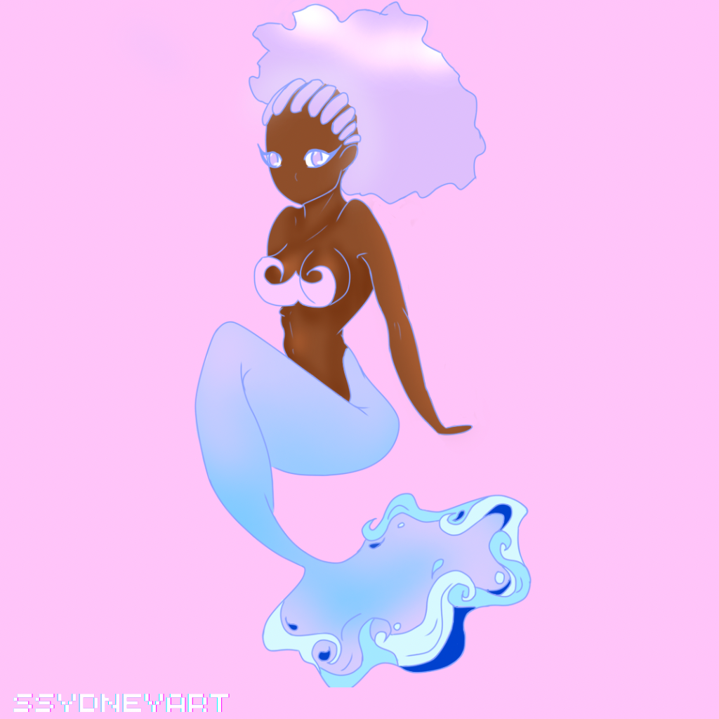 New Pastel Mermaid Artwork!