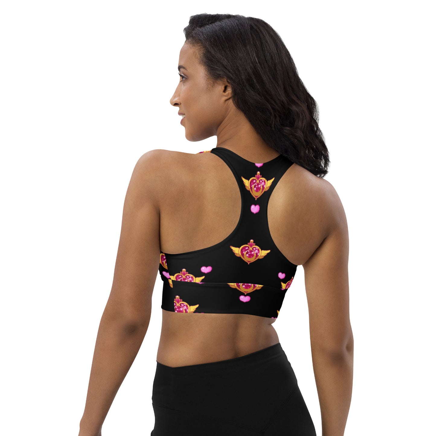 Fighting Fitness By Moonlight Longline sports bra