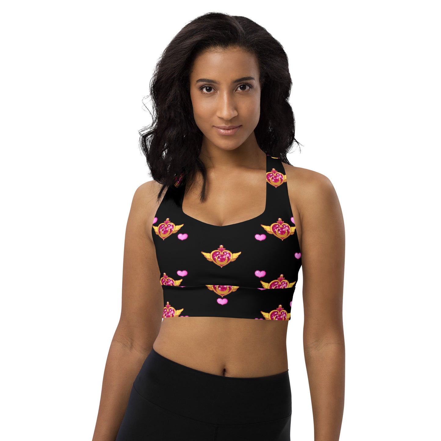 Fighting Fitness By Moonlight Longline sports bra