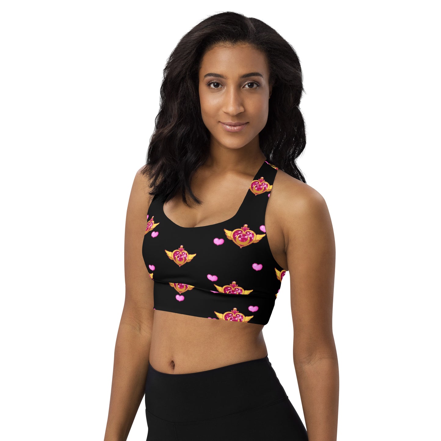 Fighting Fitness By Moonlight Longline sports bra