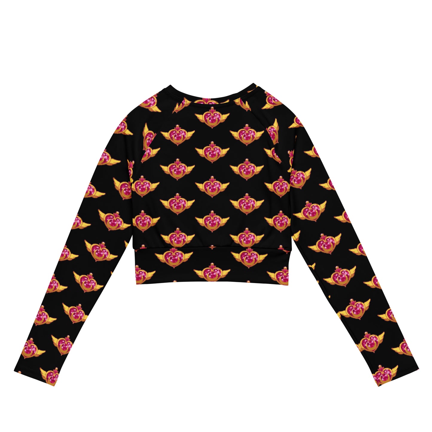 Fighting Fitness By Moonlight Recycled long-sleeve crop top