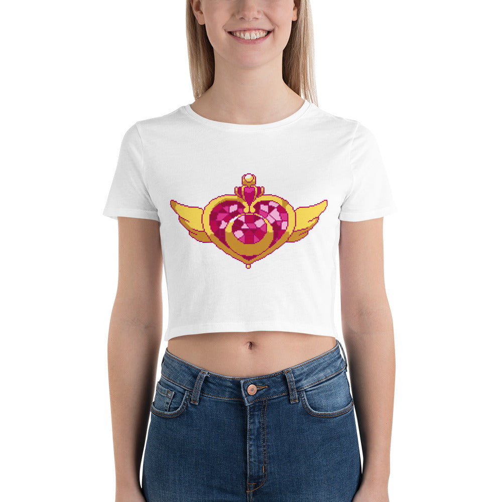 Fighting Fitness By Moonlight Women’s Crop Tee